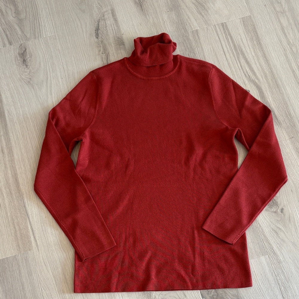Chico's Burnt Orange Turtle Neck